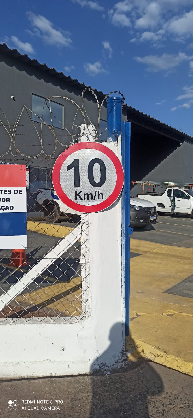 Placa Refletiva KM